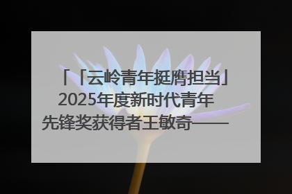 「云岭青年挺膺担当」2025年度新时代青年先锋奖获得者王敏奇——澜沧江上好渔人