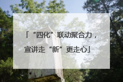 “四化”联动聚合力，宣讲走“新”更走心