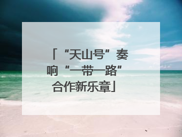 “天山号”奏响“一带一路”合作新乐章