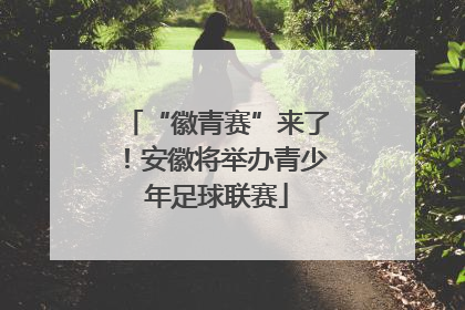 “徽青赛”来了！安徽将举办青少年足球联赛