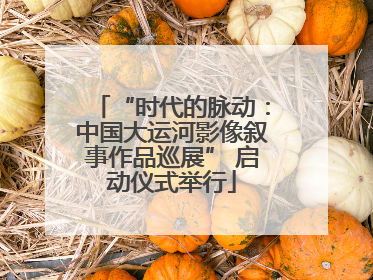 “时代的脉动：中国大运河影像叙事作品巡展” 启动仪式举行