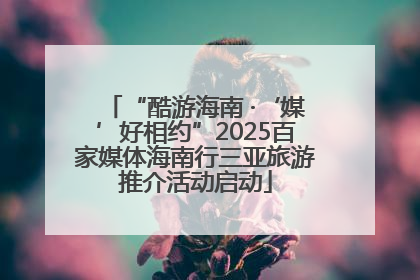 “酷游海南 ·‘媒’好相约”2025百家媒体海南行三亚旅游推介活动启动