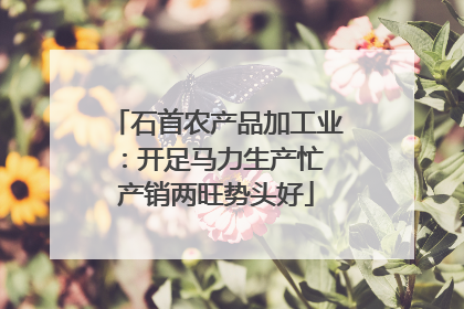 石首农产品加工业：开足马力生产忙 产销两旺势头好