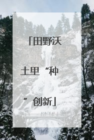 田野沃土里“种”创新