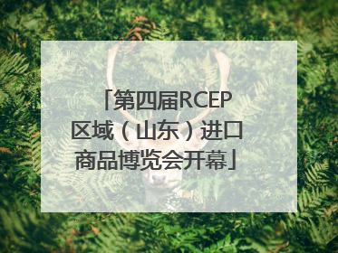 第四届RCEP区域（山东）进口商品博览会开幕