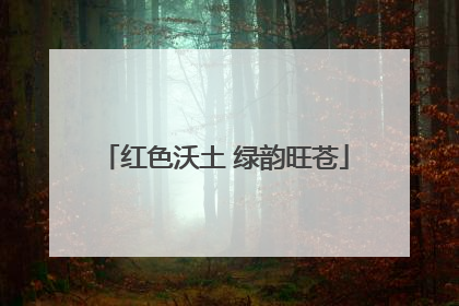 红色沃土 绿韵旺苍