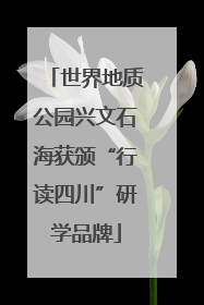 世界地质公园兴文石海获颁“行读四川”研学品牌