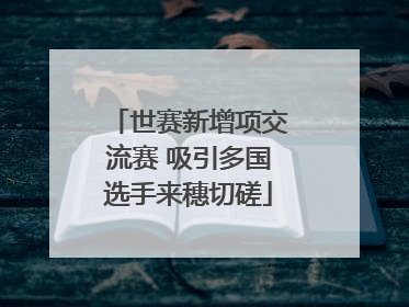 世赛新增项交流赛 吸引多国选手来穗切磋