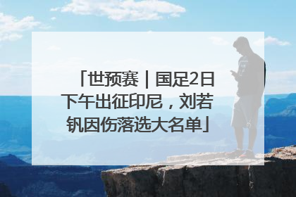 世预赛｜国足2日下午出征印尼，刘若钒因伤落选大名单
