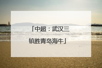 中超：武汉三镇胜青岛海牛