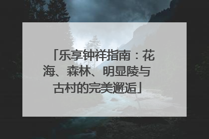 乐享钟祥指南：花海、森林、明显陵与古村的完美邂逅