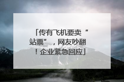 传有飞机要卖“站票”，网友吵翻！企业紧急回应