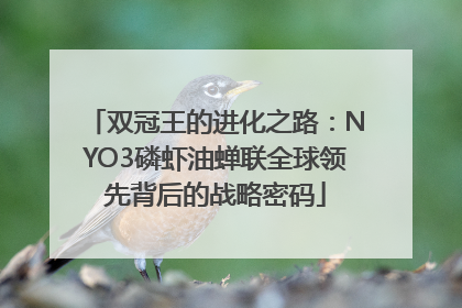 双冠王的进化之路：NYO3磷虾油蝉联全球领先背后的战略密码