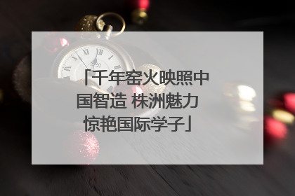 千年窑火映照中国智造 株洲魅力惊艳国际学子