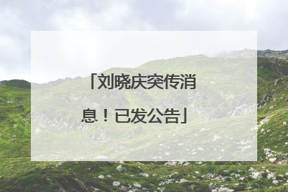 刘晓庆突传消息！已发公告