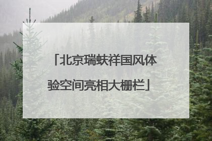 北京瑞蚨祥国风体验空间亮相大栅栏