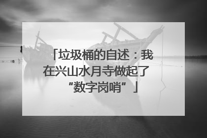 垃圾桶的自述：我在兴山水月寺做起了“数字岗哨”