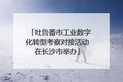 吐鲁番市工业数字化转型考察对接活动在长沙市举办