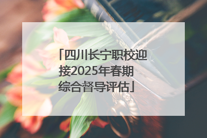 四川长宁职校迎接2025年春期综合督导评估