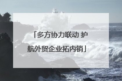 多方协力联动 护航外贸企业拓内销