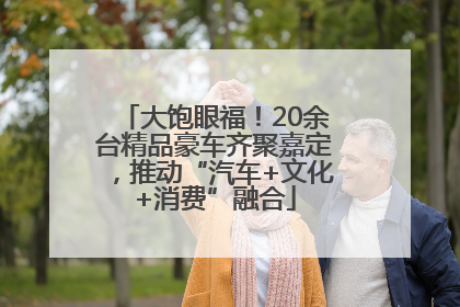 大饱眼福！20余台精品豪车齐聚嘉定，推动“汽车+文化+消费”融合