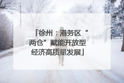 徐州：港务区“两仓”赋能开放型经济高质量发展