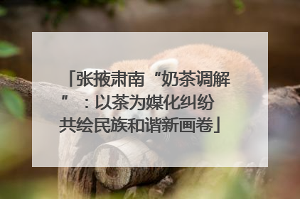 张掖肃南“奶茶调解”：以茶为媒化纠纷 共绘民族和谐新画卷