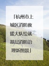 杭州市上城区消防救援大队绘就基层消防治理新图景