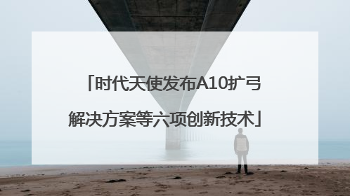 时代天使发布A10扩弓解决方案等六项创新技术
