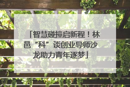 智慧碰撞启新程！林邑“科”谈创业导师沙龙助力青年逐梦