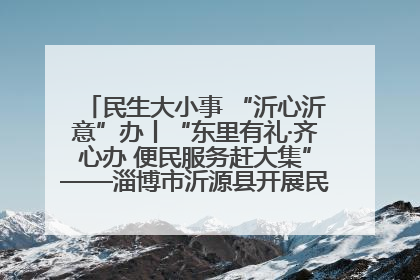 民生大小事 “沂心沂意”办丨“东里有礼·齐心办 便民服务赶大集”——淄博市沂源县开展民生政策宣传活动