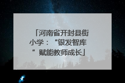 河南省开封县街小学：“银发智库”赋能教师成长