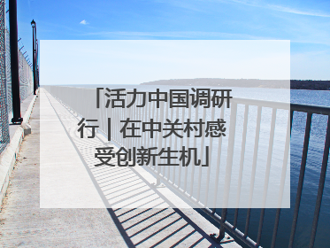活力中国调研行｜在中关村感受创新生机