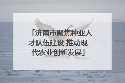 济南市聚焦种业人才队伍建设 推动现代农业创新发展