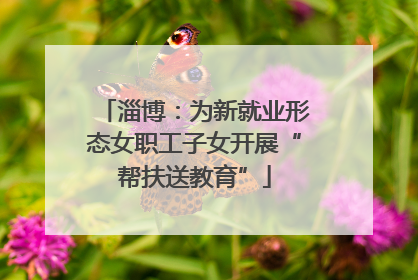 淄博：为新就业形态女职工子女开展“帮扶送教育”
