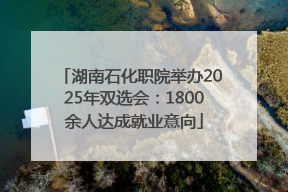 湖南石化职院举办2025年双选会：1800余人达成就业意向
