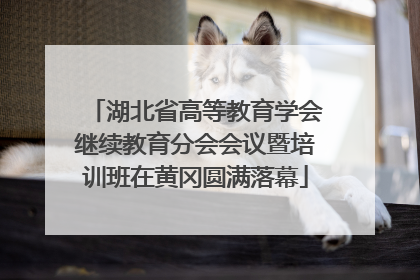 湖北省高等教育学会继续教育分会会议暨培训班在黄冈圆满落幕