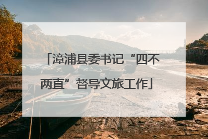 漳浦县委书记“四不两直”督导文旅工作