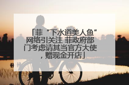 菲“下水道美人鱼”网络引关注 菲政府部门考虑请其当官方大使，赠现金开店