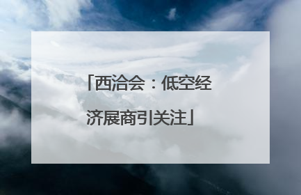 西洽会：低空经济展商引关注