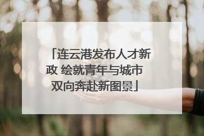 连云港发布人才新政 绘就青年与城市双向奔赴新图景