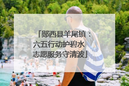 郧西县羊尾镇：六五行动护碧水 志愿服务守清波