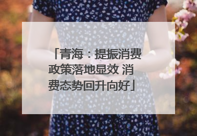 青海：提振消费政策落地显效 消费态势回升向好