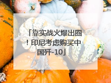 靠实战火爆出圈！印尼考虑购买中国歼-10