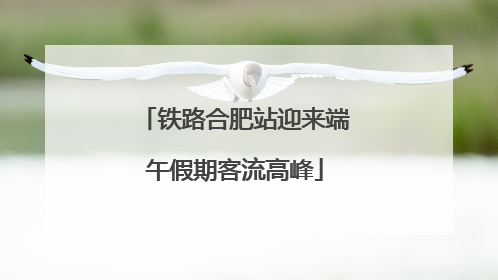 铁路合肥站迎来端午假期客流高峰