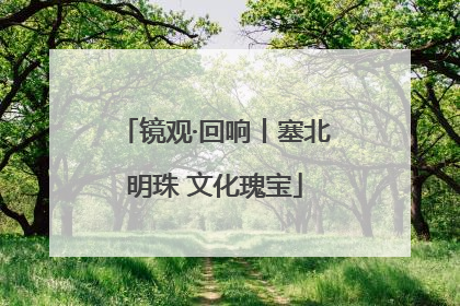 镜观·回响丨塞北明珠 文化瑰宝