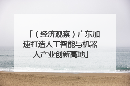 （经济观察）广东加速打造人工智能与机器人产业创新高地