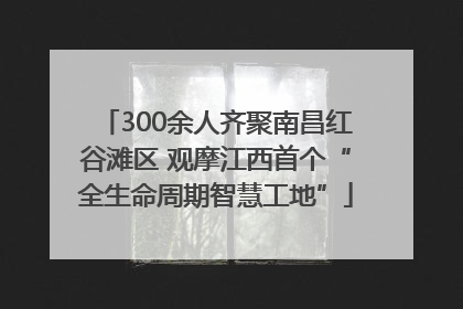 300余人齐聚南昌红谷滩区 观摩江西首个“全生命周期智慧工地”